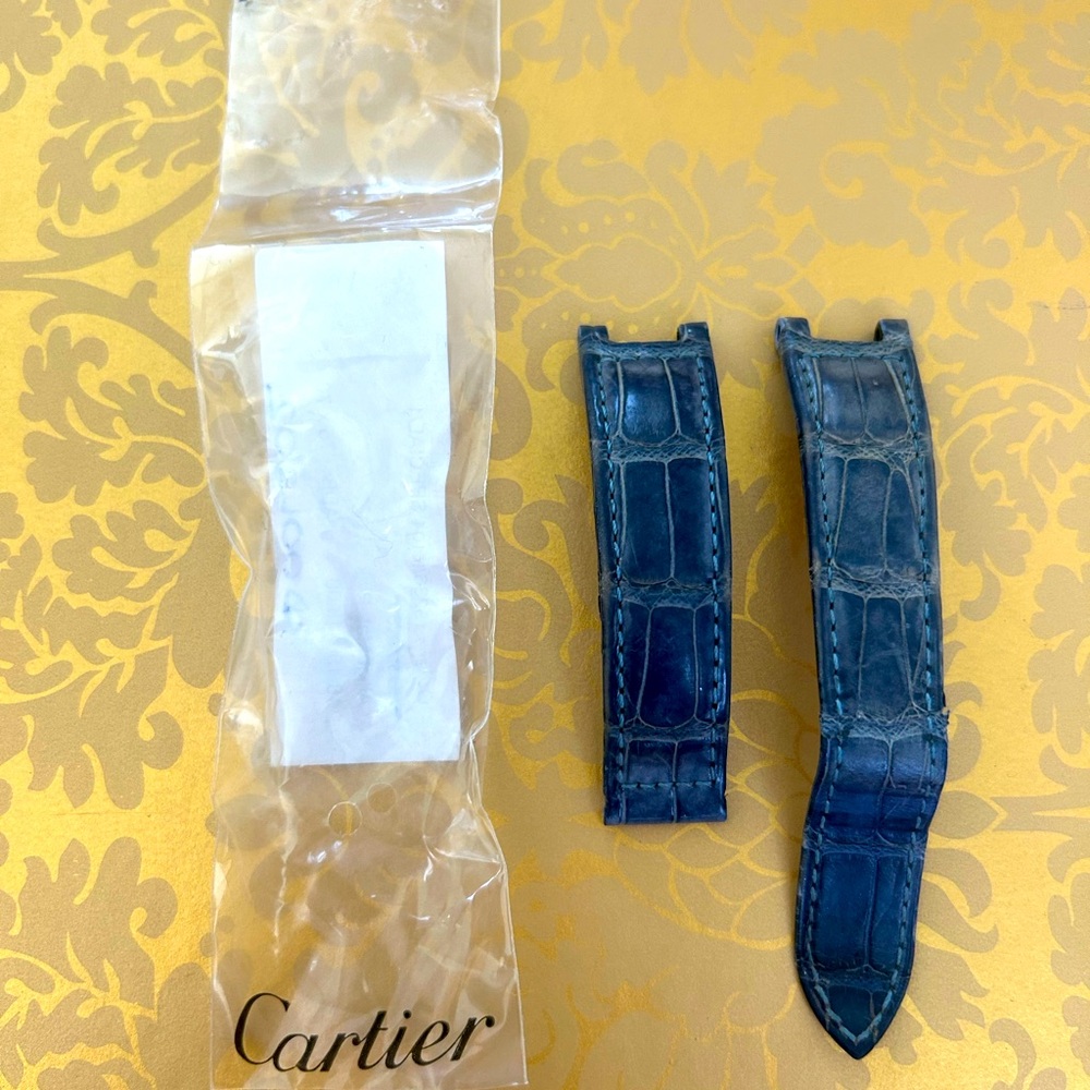 Cartier Pasha alligator watch strap
